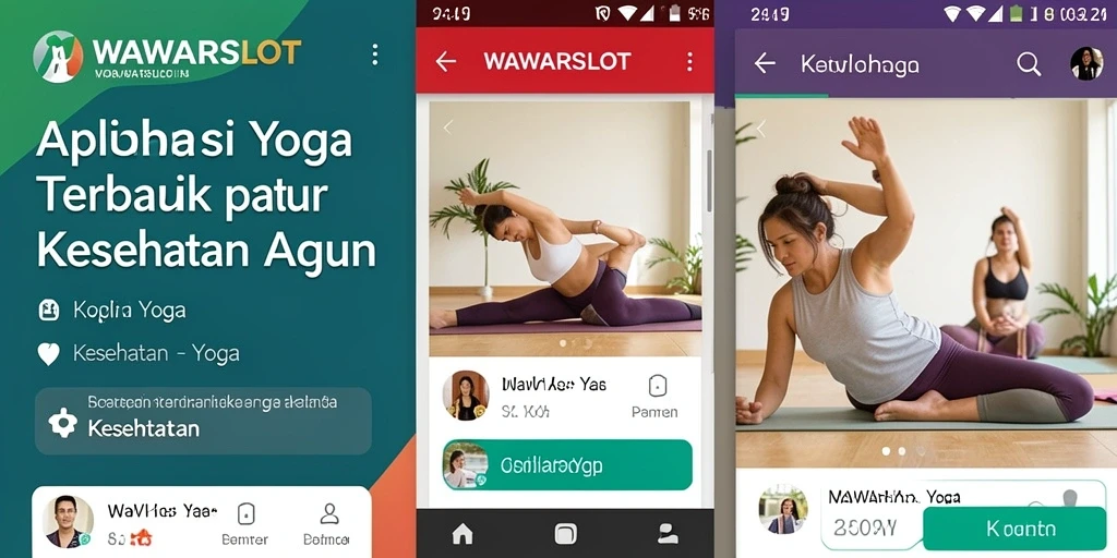 Antarmuka WAWARSLOT yang intuitif untuk latihan Yoga.